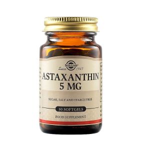 Solgar Astaxanthin 5mg Συμπλήρωμα Διατροφής για Προστασία Οφθαλμών 30 μαλακές κάψουλες