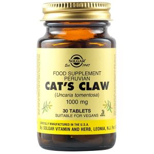 SOLGAR CAT’S CLAW 1000MG TABS 30S