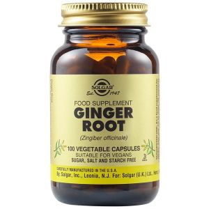 Solgar Ginger 520mg 100 φυτικές κάψουλες