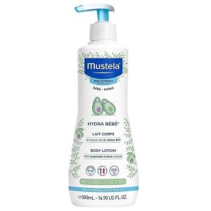Mustela Hydra Bebe Body Lotion Βρεφική Κρέμα Ενυδάτωσης Σώματος με Βιολογικό Αβοκάντο 500ml