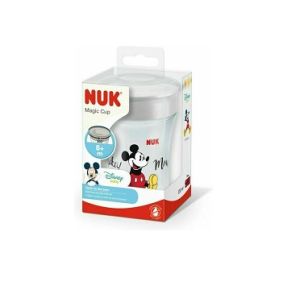 Nuk Disney Mickey Mouse Magic Cup Ποτηράκι Με Χείλος Και Καπάκι 8m+ 230ml