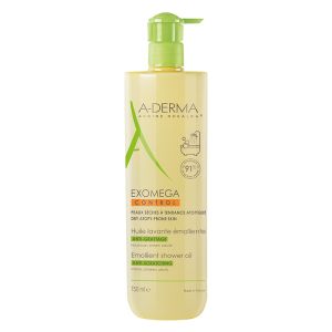A-Derma Exomega Control Emollient Shower Oil Καθαρισμός για Ξηρό Δέρμα ή για Δέρμα με τάση Ατοπίας, 750ml