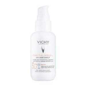Vichy Capital Soleil UV Age Daily SPF50+ Anti-Aging Sun Cream Λεπτόρρευστο Αντιηλιακό Κατά της Φωτογήρανσης, 40ml