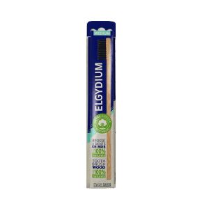 Elgydium Eco Friendly Medium Toothbrush - Ξύλινη Οικολογική Οδοντόβουρτσα Μέτρια 1 τεμάχιο