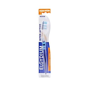 Elgydium Inter-Active Οδοντόβουρτσα Medium, 1 τεμάχιο