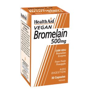 Health Aid Bromelain 500mg Συμπλήρωμα Διατροφής για την Πέψη & τον Μεταβολισμό 30caps