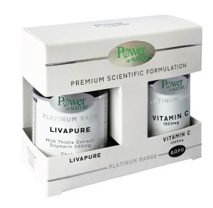 Power Health Platinum Range για Προστασία του Ήπατος Livapure 30caps & Δώρο Βιταμίνη C 1000mg 20caps