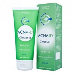 Boderm Acnaid Cleanser Καθαριστικό Γαλάκτωμα Προσώπου για την Καθημερινή Περιποίηση  Με Λευκό Τσάι 200ml