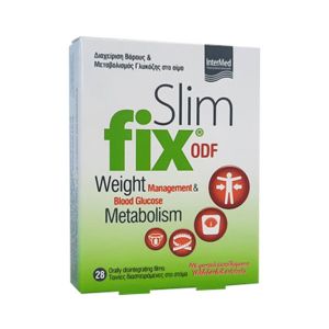 Intermed Slim Fix ODF Συμπλήρωμα Διατροφής για Ενίσχυση του Μεταβολισμού σε Διασπειρόμενες Ταινίες, 28τεμ