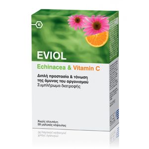 EVIOL ECHINACEA & VITAMIN C 30 SOFT CAPS