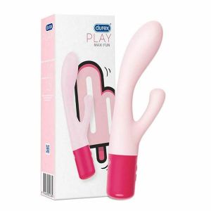 Durex Play Maxi Fun Δονητής Σιλικόνης με 2 Κεφαλές και 8 Διαφορετικές Δονήσεις 1τεμ