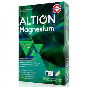 Altion Magnesium Συμπλήρωμα Διατροφής με Μαγνήσιο 375mg 30tabs