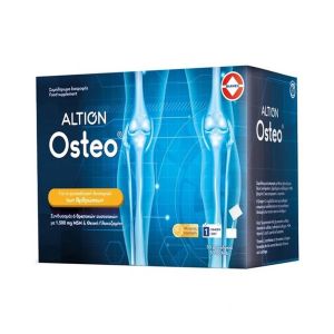 Altion Osteo Συμπλήρωμα Διατροφής για την Καλή Υγεία των Οστών & των Αρθρώσεων Γεύση Πορτοκάλι, 30 φακελάκια
