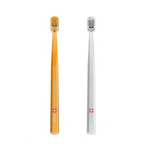 Curaprox CS 5460 Ultra Soft Οδοντόβουρτσα Duo Fox and Bunny 2τμχ