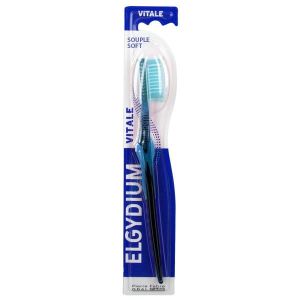 Elgydium Vitale Soft Οδοντόβουρτσα με Αντιολισθητική Λαβή