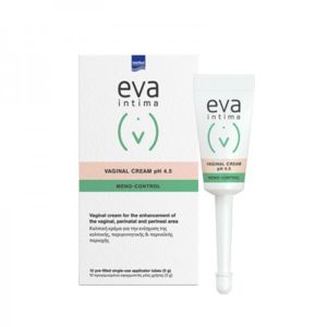 Eva Intermed Eva Intima Meno-Control Vaginal Cream Κολπική Kρέμα, 10τμχ