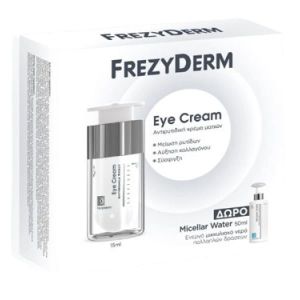 Frezyderm Promo Eye Cream Anti Wrinkle Effect Αντιρυτιδική Κρέμα Ματιών 15ml + Δώρο Micellar Water Deep Cleansing + Detoxifying Ενεργό Νερό Καθαρισμού 50ml 1σετ