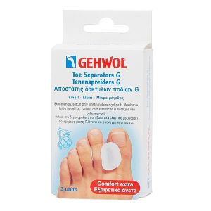 GEHWOL TOE SEPARATORS G ΑΠΟΣΤΑΤΗΣ ΔΑΚΤΥΛΩΝ ΠΟΔΙΩΝ SMALL 3τμχ