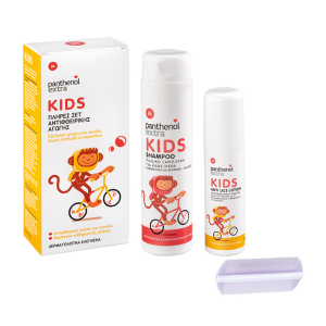 Panthenol Extra Anti Lice Πακέτο Προσφοράς με Αντιφθειρική Λοσιόν 125ml + Χτενάκι 1τεμ + Σαμπουάν Καθημερινής Χρήσης 300ml