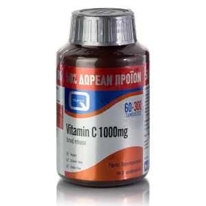 Quest Vitamin C 1000mg timed release Συμπλήρωμα Βιταμίνης C, 90 tabs (60+30 ΔΩΡΟ)