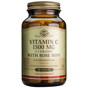 Solgar Vitamin C 1500mg with Rose Hips 90 ταμπλέτες
